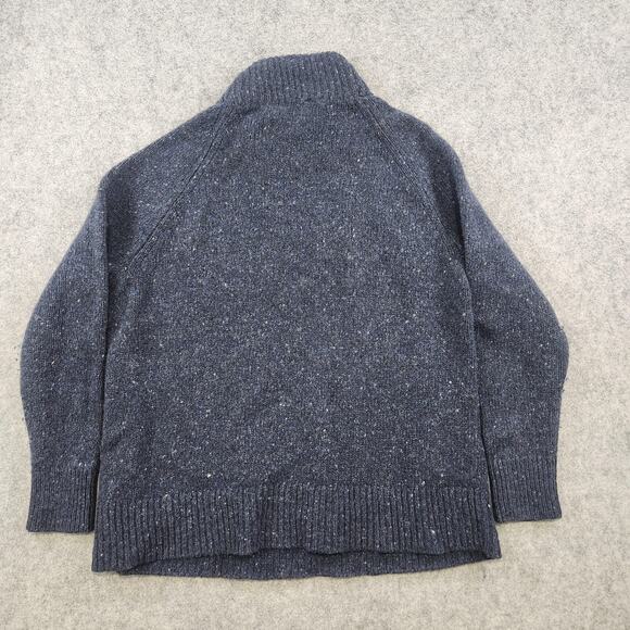 Pendleton Sweater Womens Small Navy Donegal Turtleneck Merino Wool Alpaca Knit - Picture 10 of 11